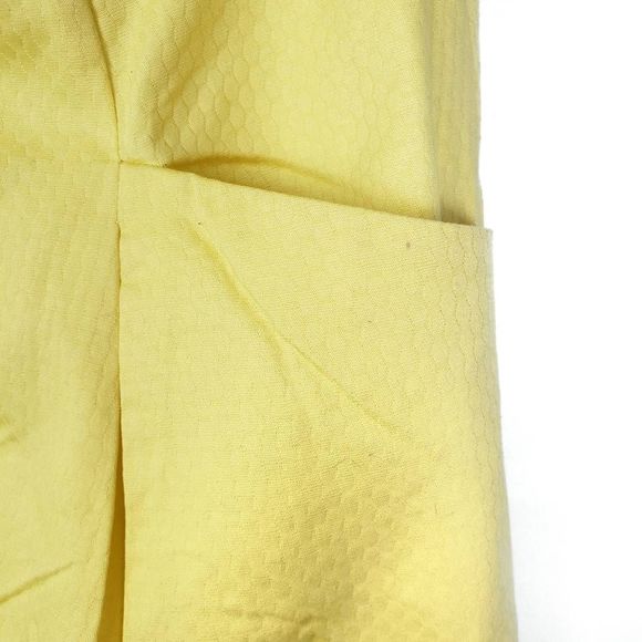 LILLY PULITZER Golden Yellow Dahling Blooms Blossom Embroidered Dress Size: 10 - Picture 6 of 11